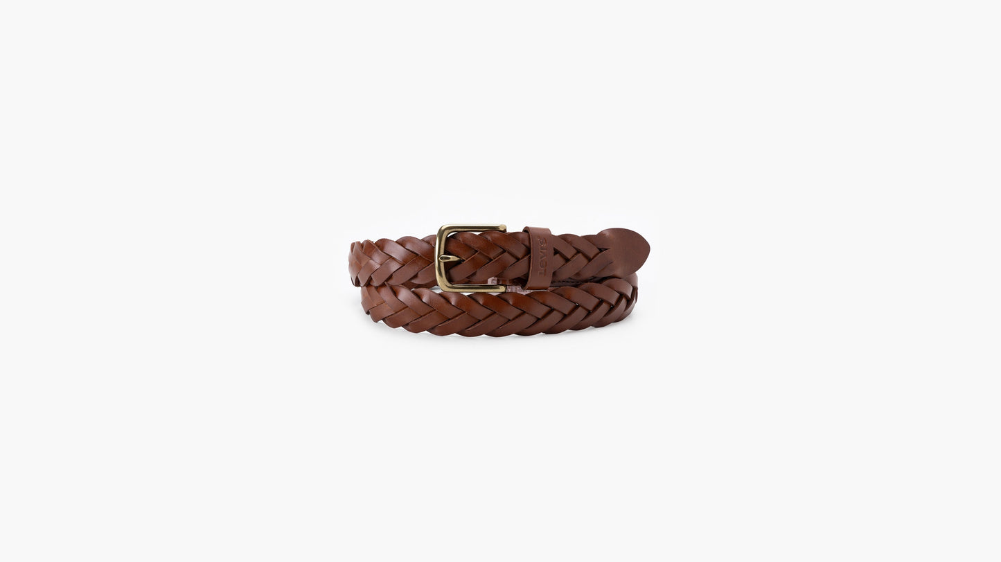 Levi's® Men's Leather Braided Belt