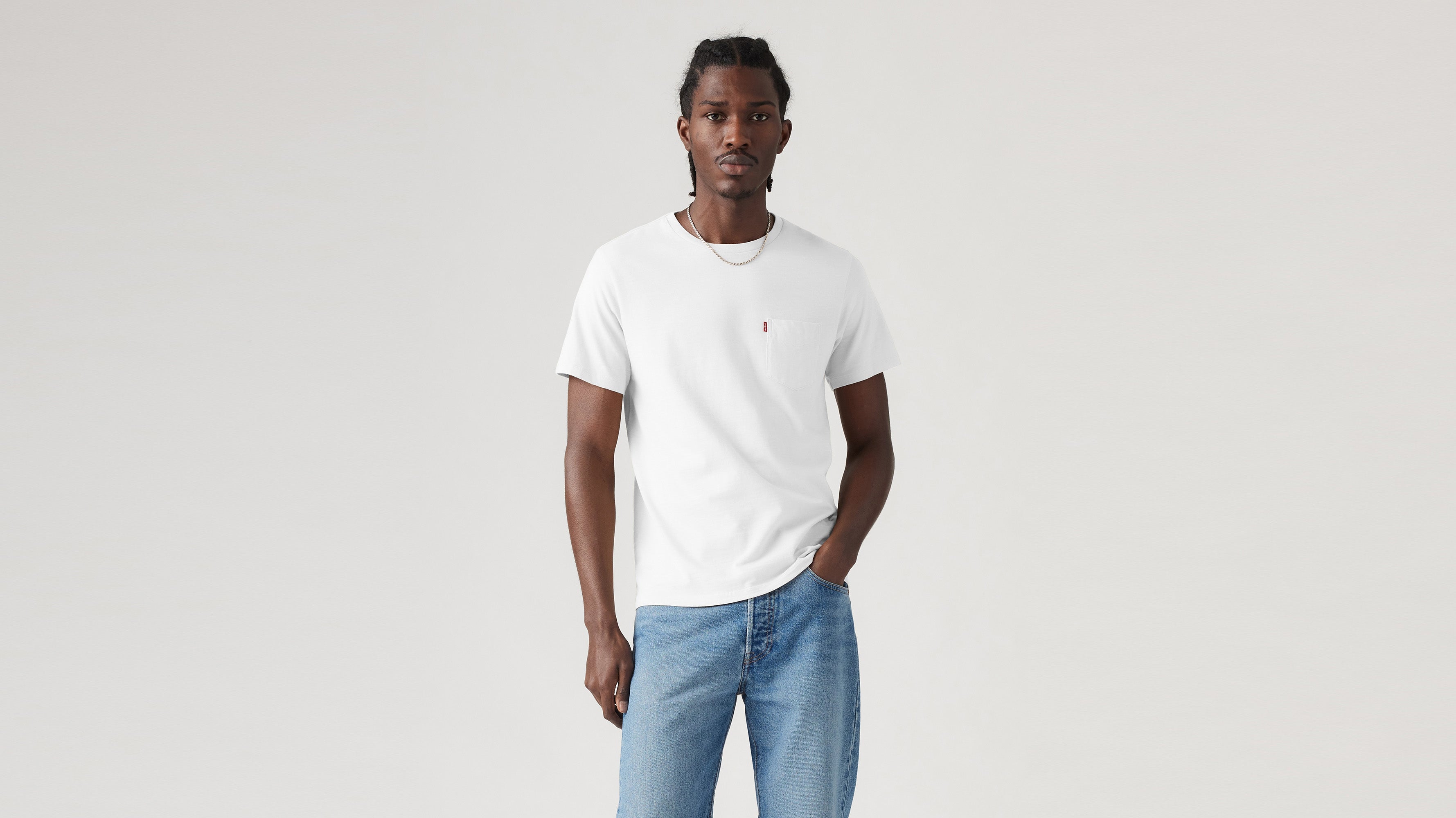 Levi's® Men's Heavyweight Pocket T-Shirt Bright White Levi's MY