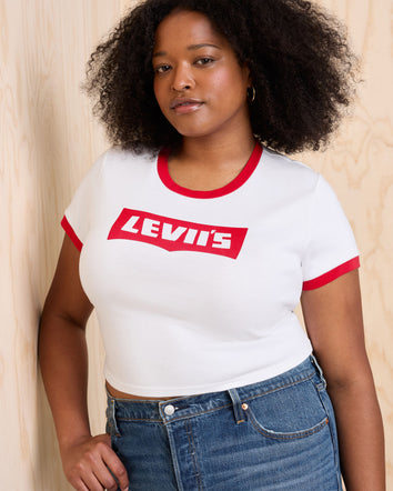 BEYONCÉ X LEVI’S® Graphic Essential Sporty Ringer Tee 5