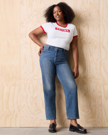 BEYONCÉ X LEVI’S® Graphic Essential Sporty Ringer Tee 1