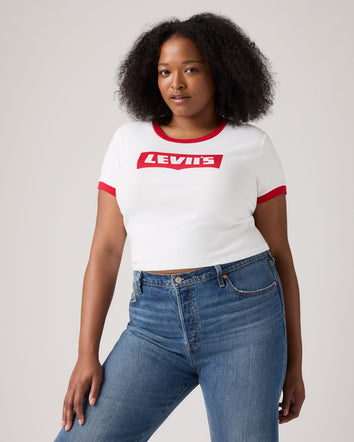 BEYONCÉ X LEVI’S® Graphic Essential Sporty Ringer Tee 3