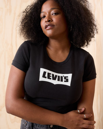 BEYONCÉ X LEVI’S® Graphic Essential Sporty Ringer Tee 1