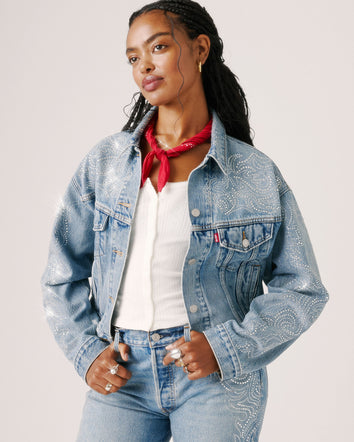 BEYONCÉ x Levi's® Women's Shrunken '90s Trucker Jacket 4