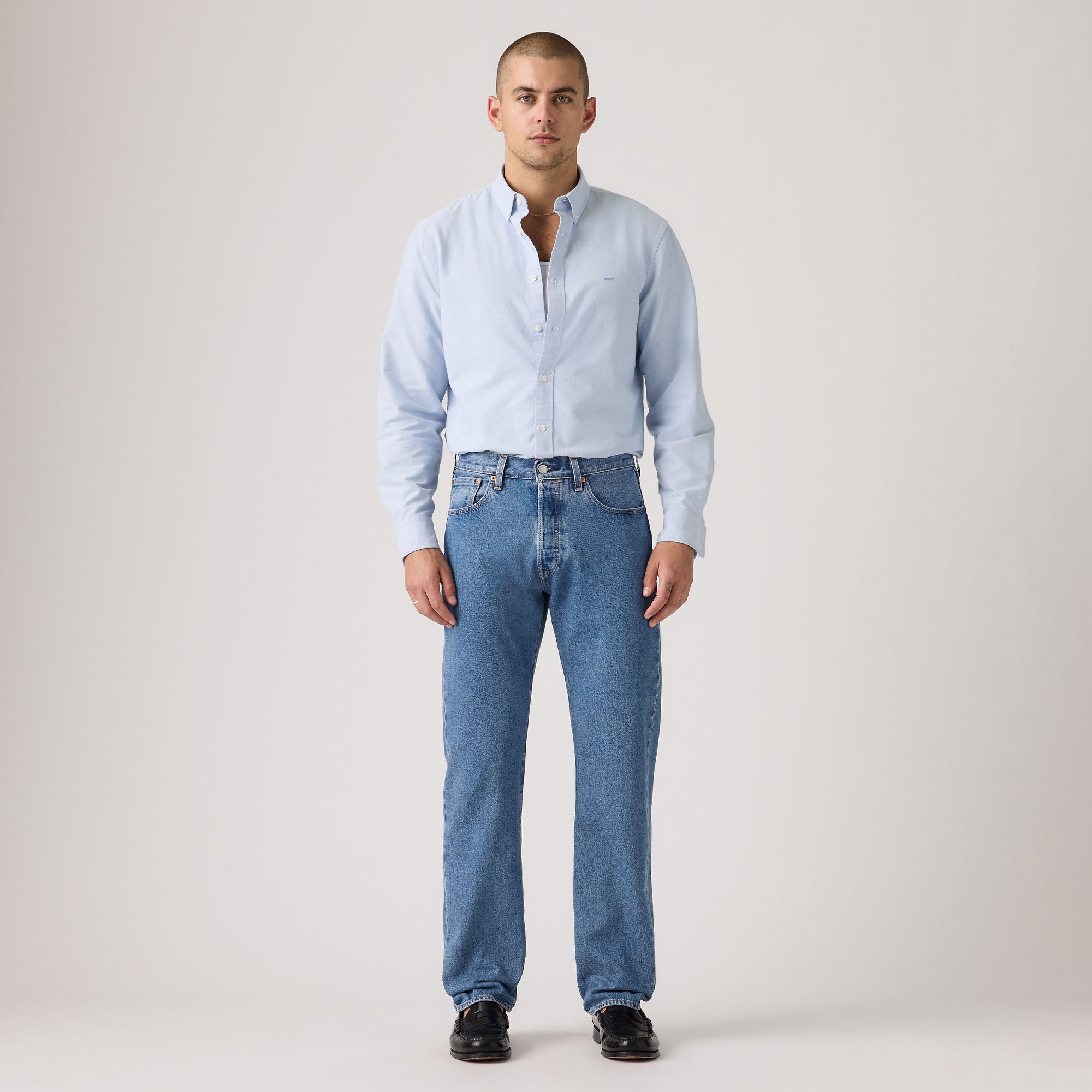 Levi's® Men's 501® Relaxed Jeans - Dark Indigo | Levi's MY