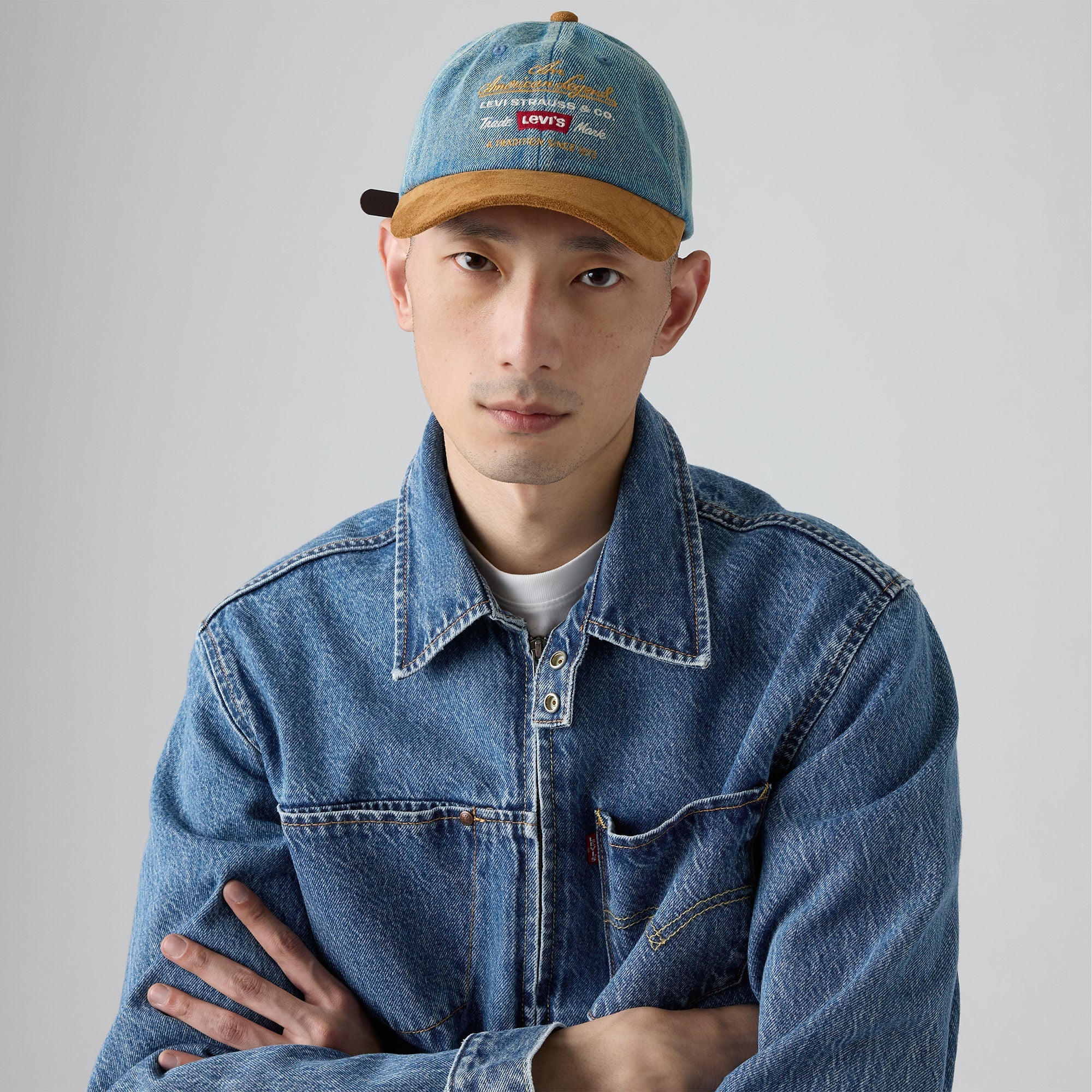 Levi's® Men's Graphic Relaxed Dad Cap Blue Levi's MY