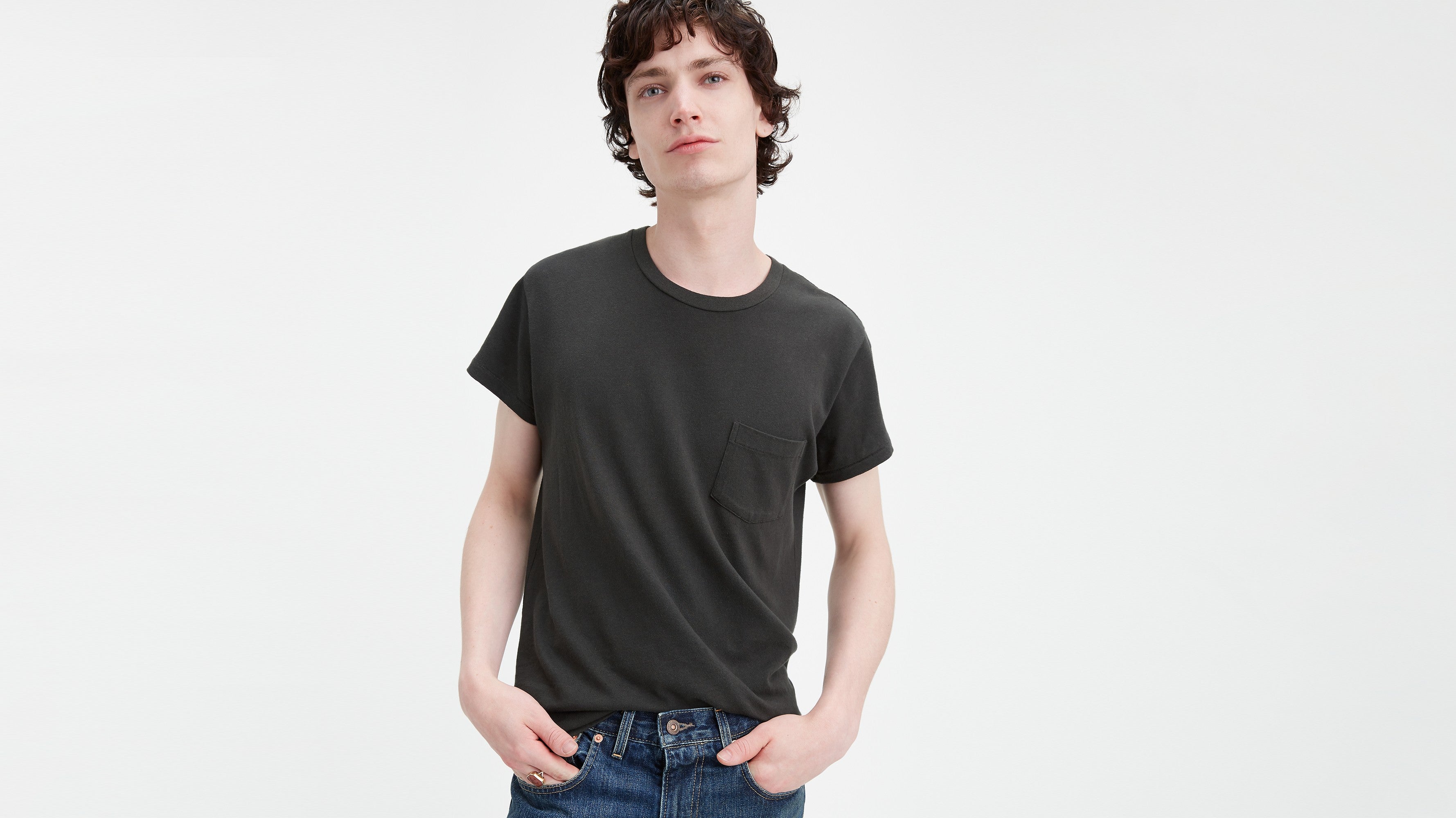 Levi's® Vintage Clothing Men's 1950s Sportswear T-Shirt Black