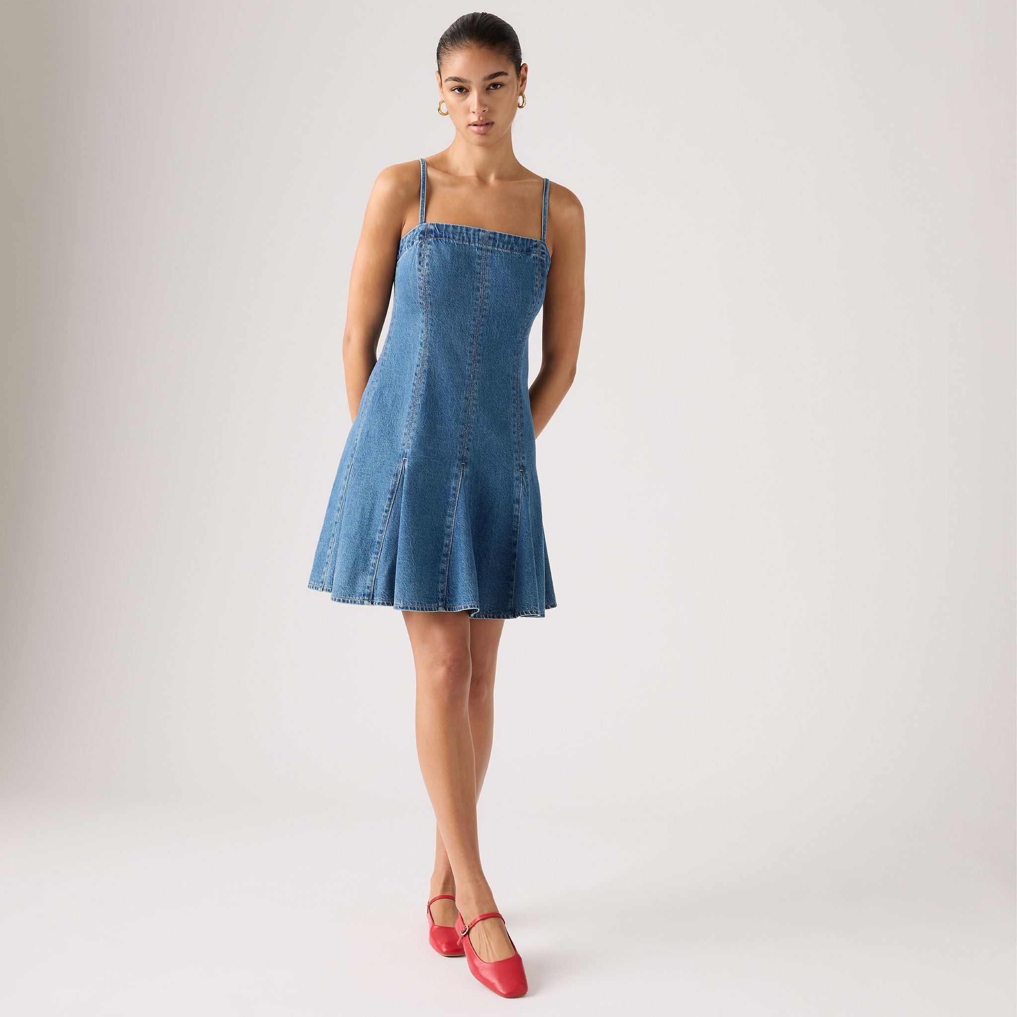 Levi's® Women's Denim Godet Dress