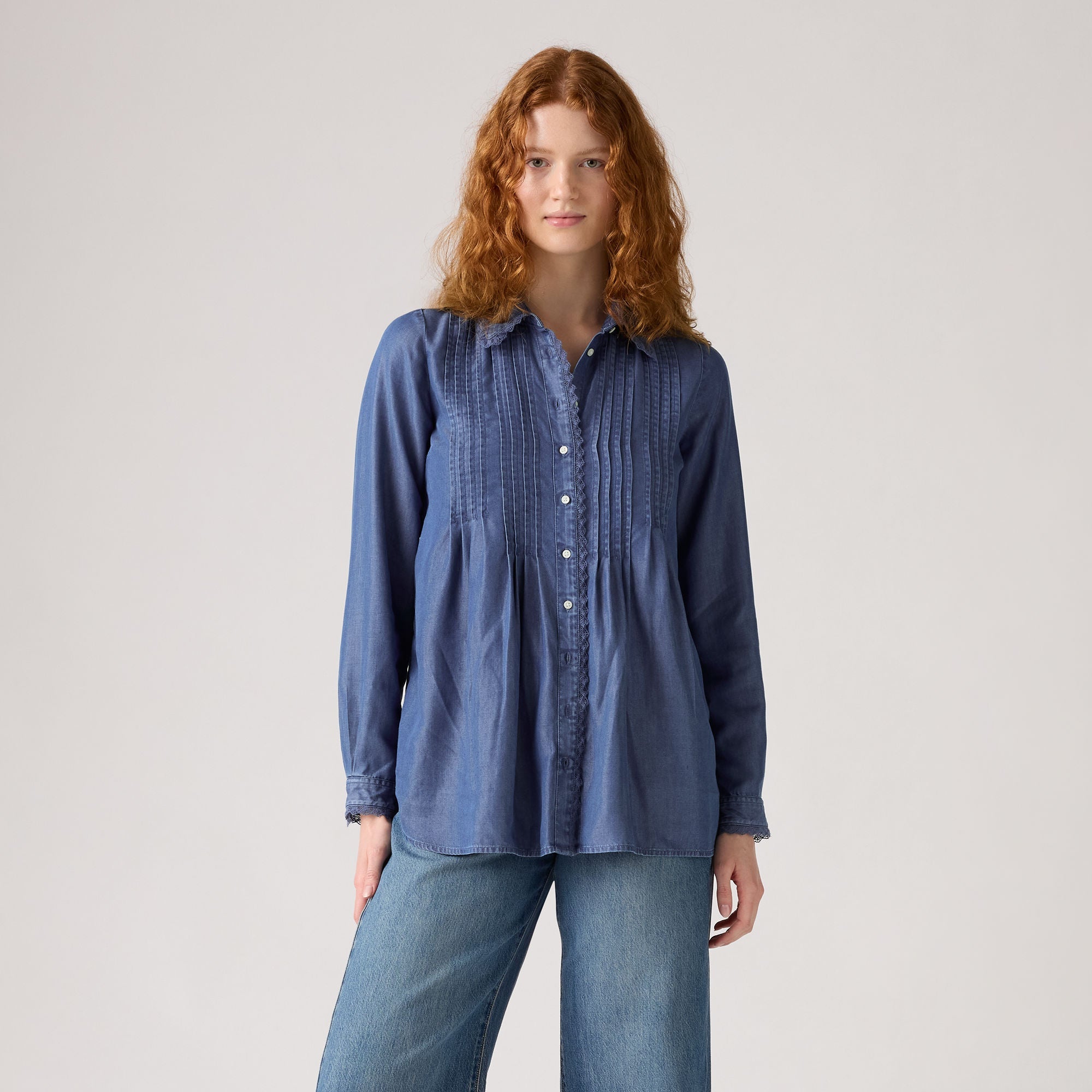 Levi's® Women's Faye Long-Sleeve Tunic Dark Indigo Levi's MY