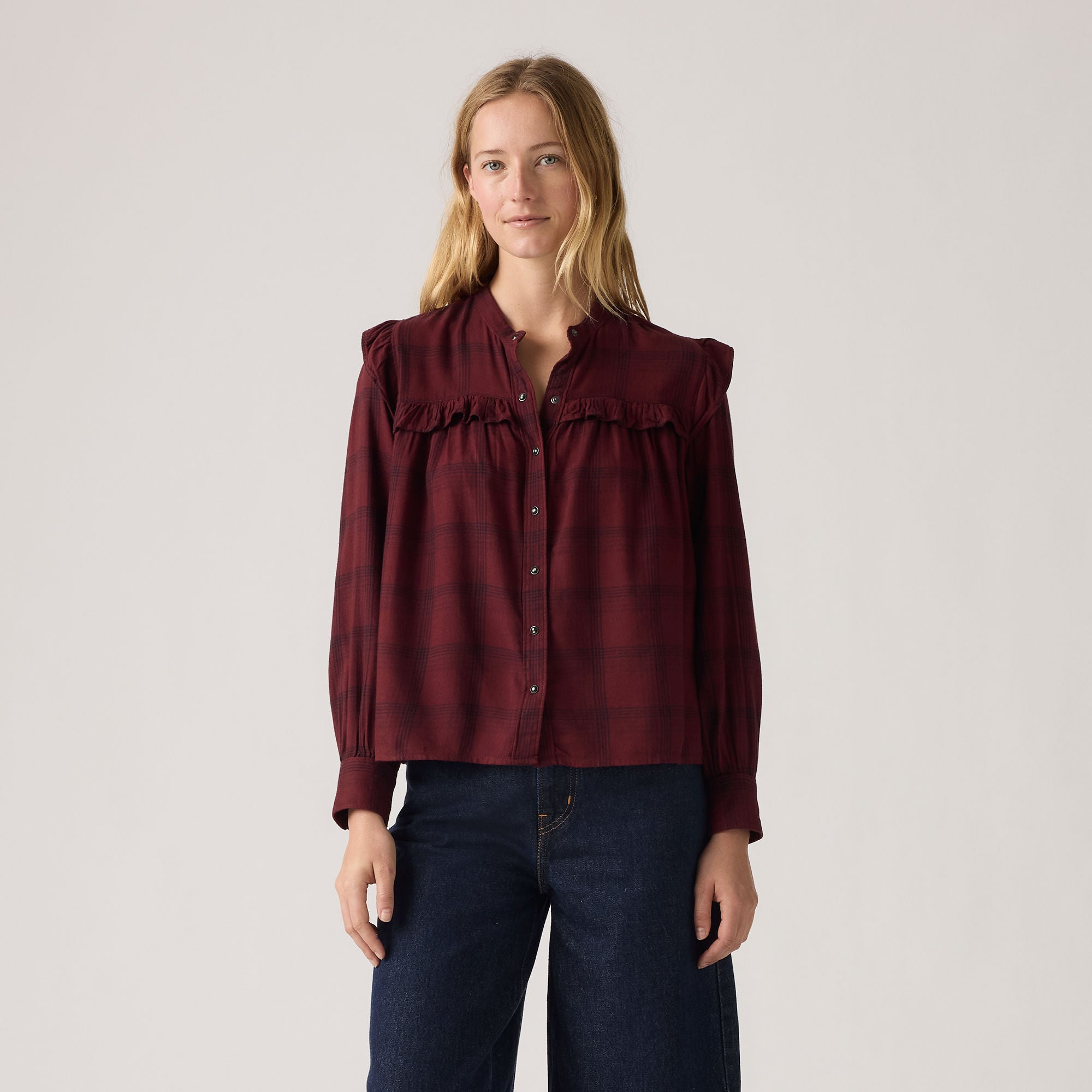 Levi's® Women's Gianna Long-Sleeve Blouse Multicolour Levi's MY