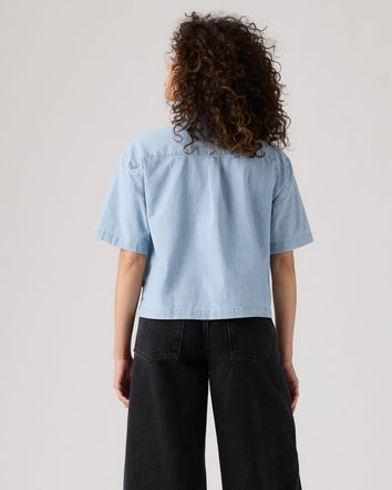 Levi's® Women's Harlie Short-Sleeve Cropped Shirt 2