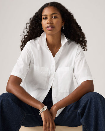 Levi's® Women's Harlie Short-Sleeve Cropped Shirt 3