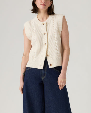 Levi's® Women's Ines Cable Sweater Vest 1