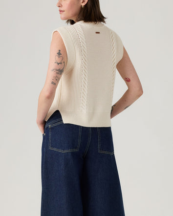 Levi's® Women's Ines Cable Sweater Vest 2