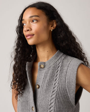 Levi's® Women's Ines Cable Sweater Vest 4