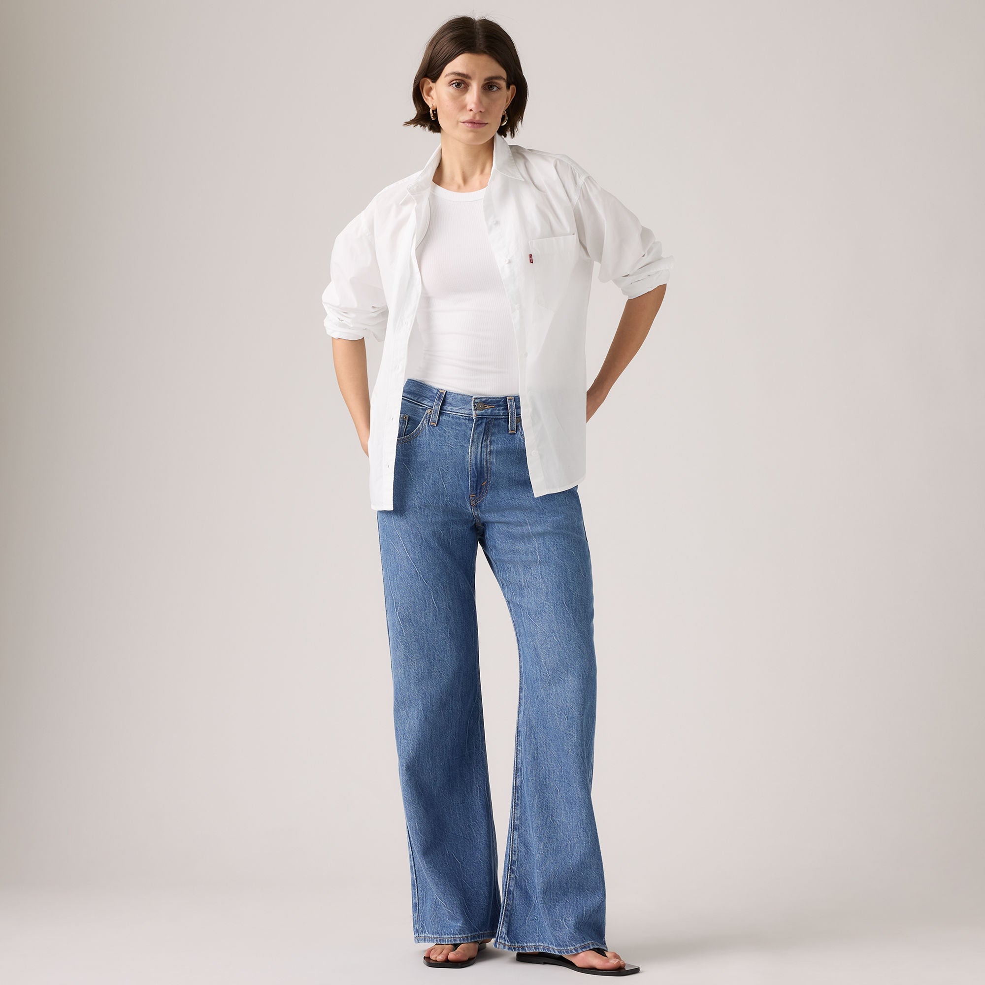 order loose denim pants vintage indigo M Levi