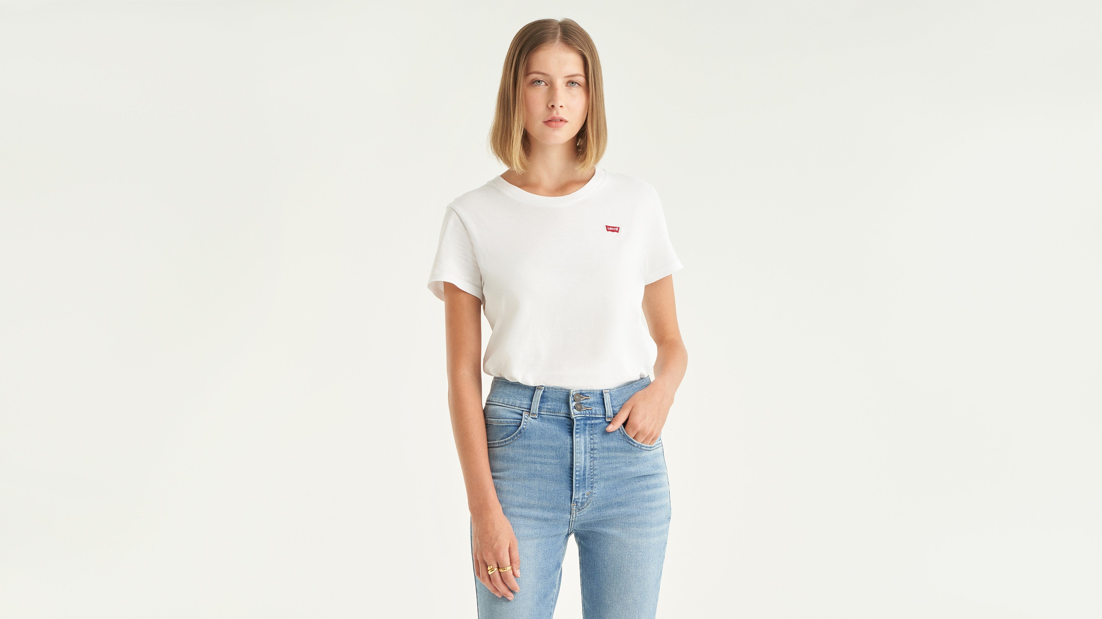 Levi's® Women's Perfect T-Shirt - White - Neutral | Levi's MY