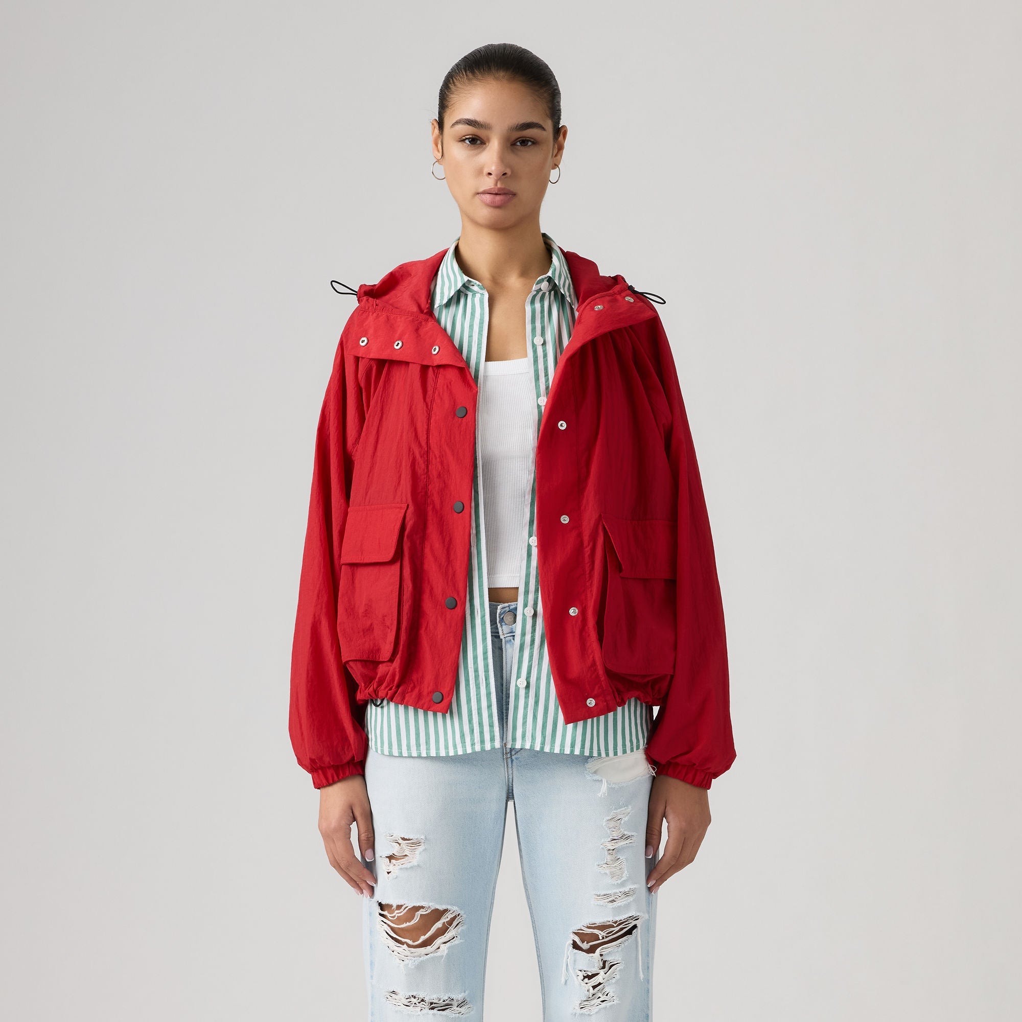 Levi's® Women's Simone Blouson Parka - Red | Levi's MY