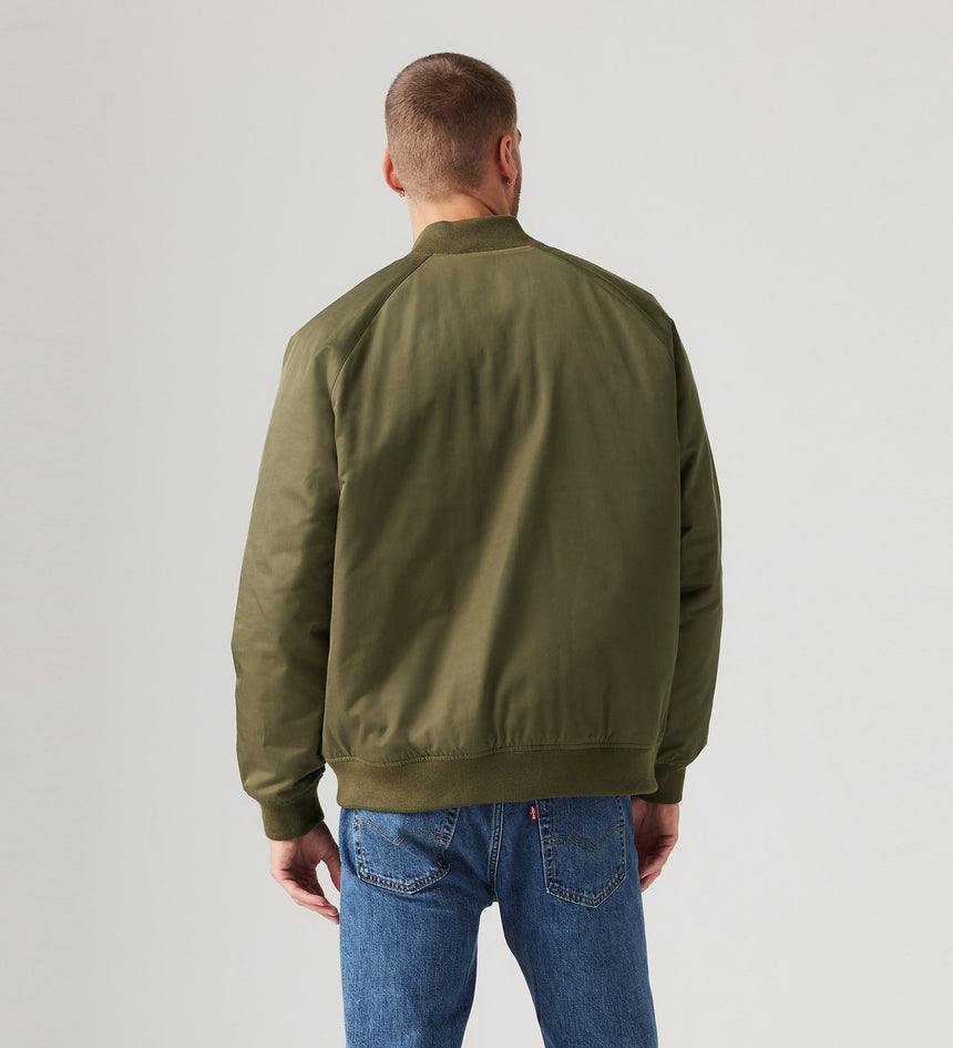 Olive flight jacket discount