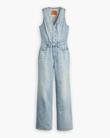 Levi's® Women's Denim Wide-Leg Jumpsuit 5
