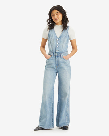 Levi's® Women's Denim Wide-Leg Jumpsuit 1