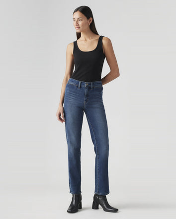 Levi's® Women's Tailored 724 Straight Jeans 1