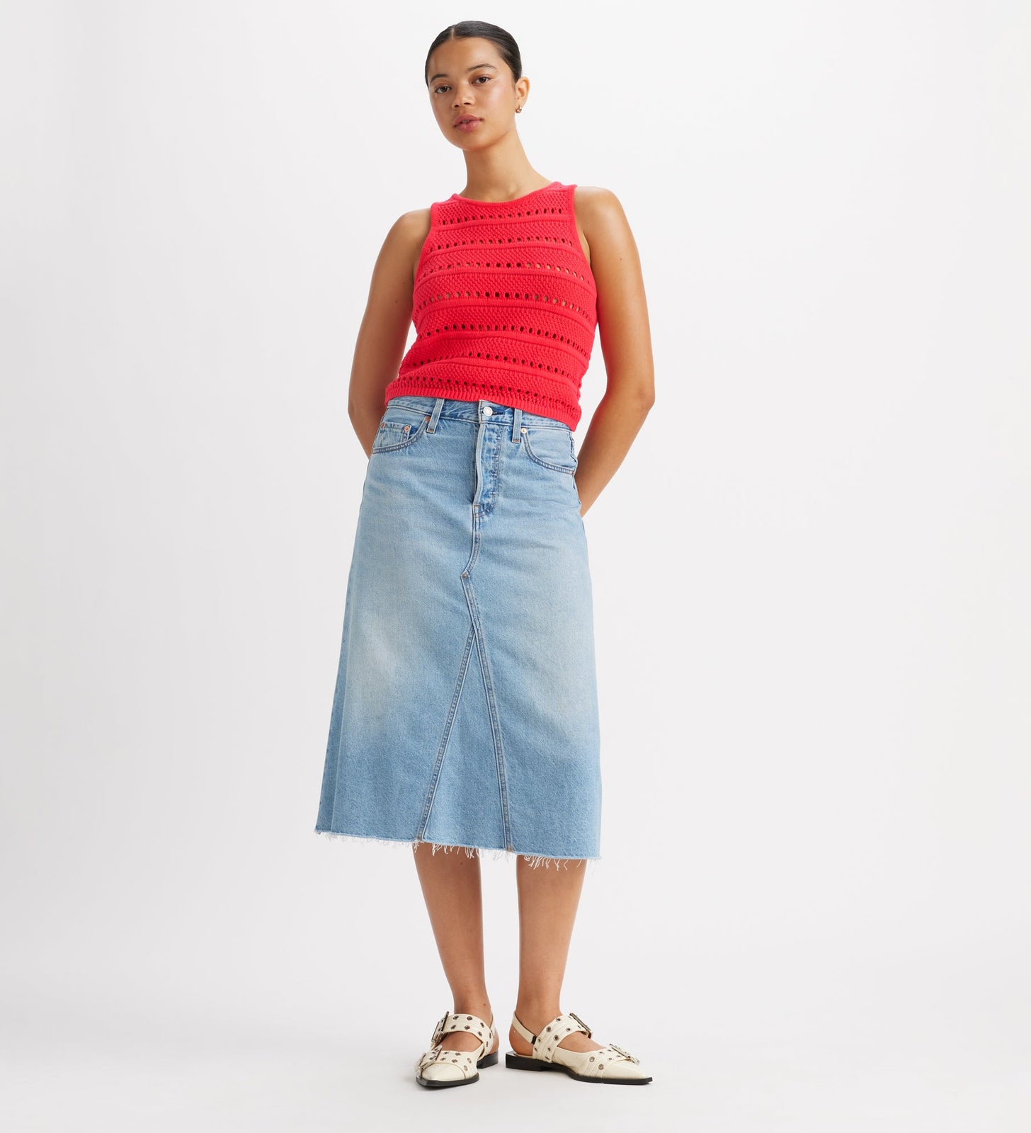 新品 L'Appartement SKIRT HALF SLEEVE 24_H2_WB_A9316-
