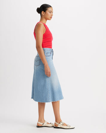 Levi's® Women's High-Rise A-Line Deconstructed Skirt 3