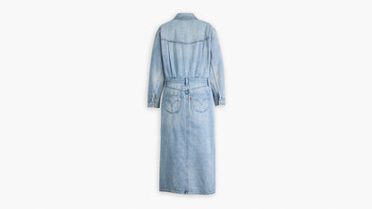 Levis® Womens Denim Midi Shirt Dress