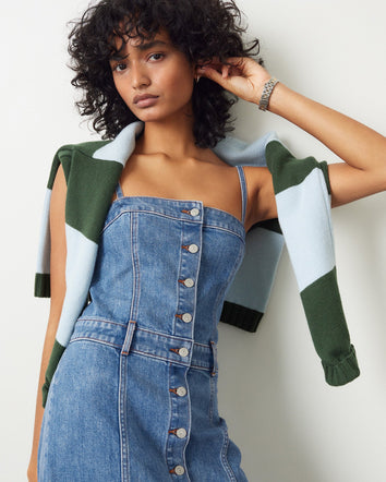 Levi's® Women's Denim Bustier Dress 4