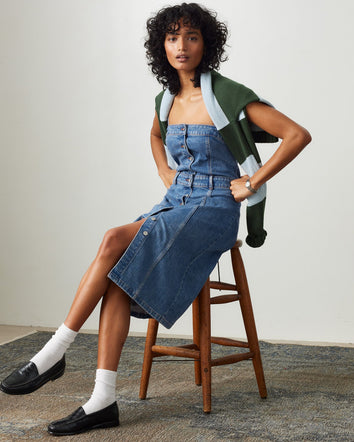 Levi's® Women's Denim Bustier Dress 1