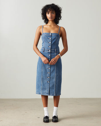 Levi's® Women's Denim Bustier Dress 3
