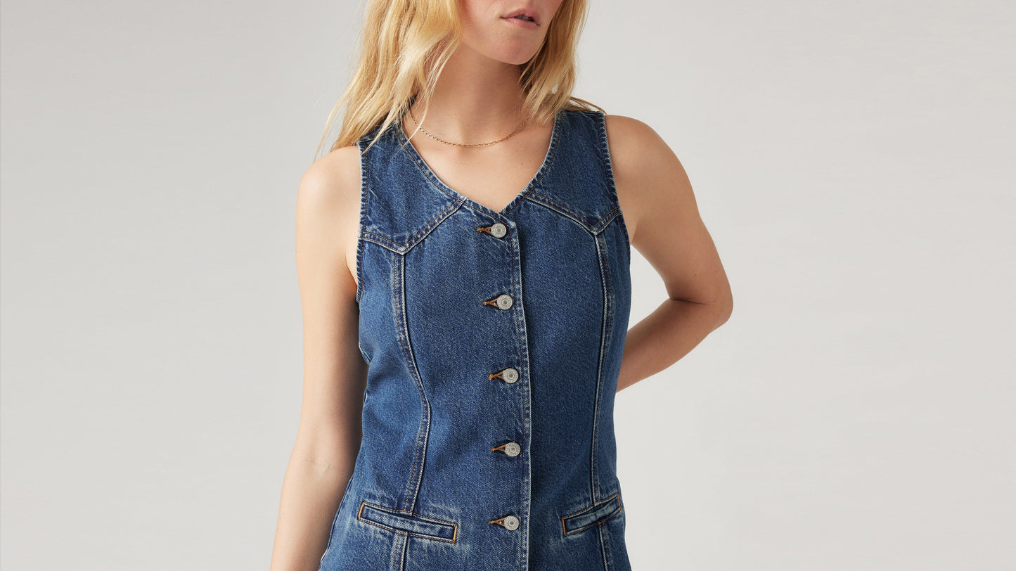 Levis® Womens Longline Denim Vest