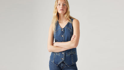 Levis® Womens Longline Denim Vest