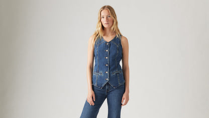 Levis® Womens Longline Denim Vest
