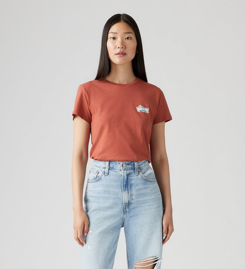 Levis Womens Perfect T Shirt Bw Floral Fill Potpourri Levi s MY