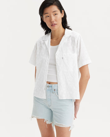 Levis® Womens Joyce Short-Sleeve Resort Shirt 1
