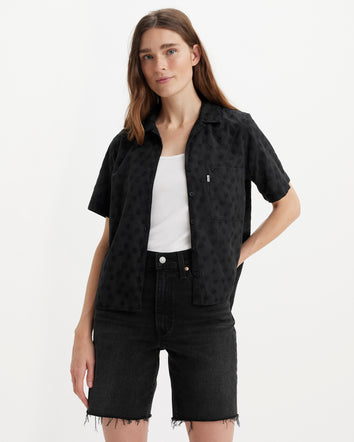 Levis® Womens Joyce Short-Sleeve Resort Shirt 1