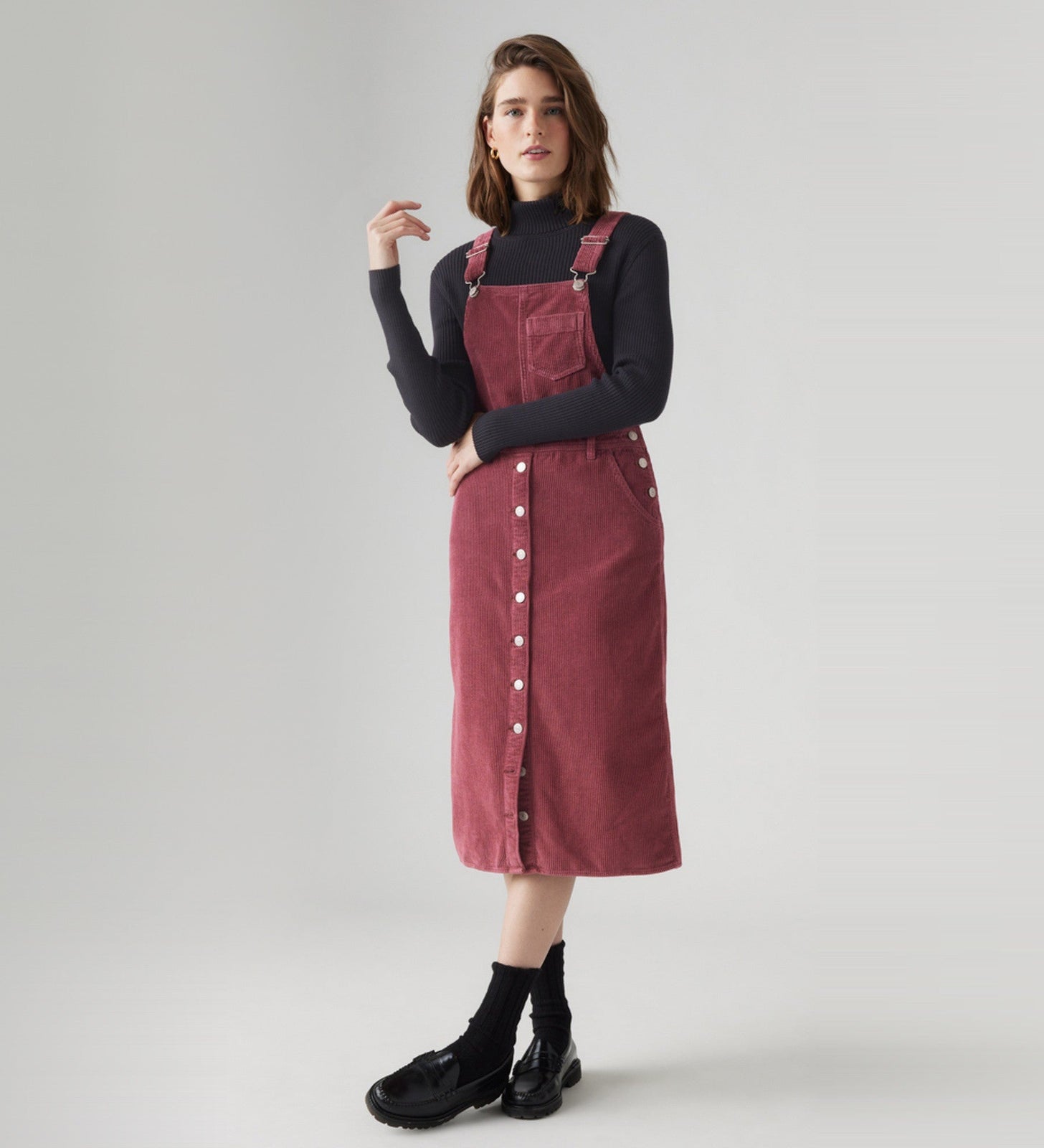 Levi's® Women's Tico Jumper Dress - Burgundy
