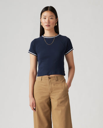 Levi's® Women's Oracle Shrunken Ringer Tee 1
