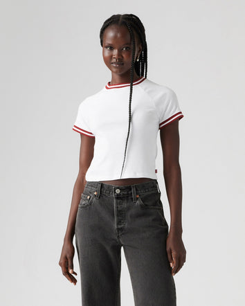 Levi's® Women's Oracle Shrunken Ringer Tee 1