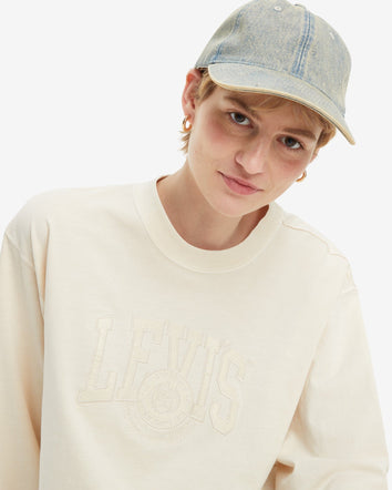 Levi's® Women's Cropped Long-Sleeve Football Tee 4