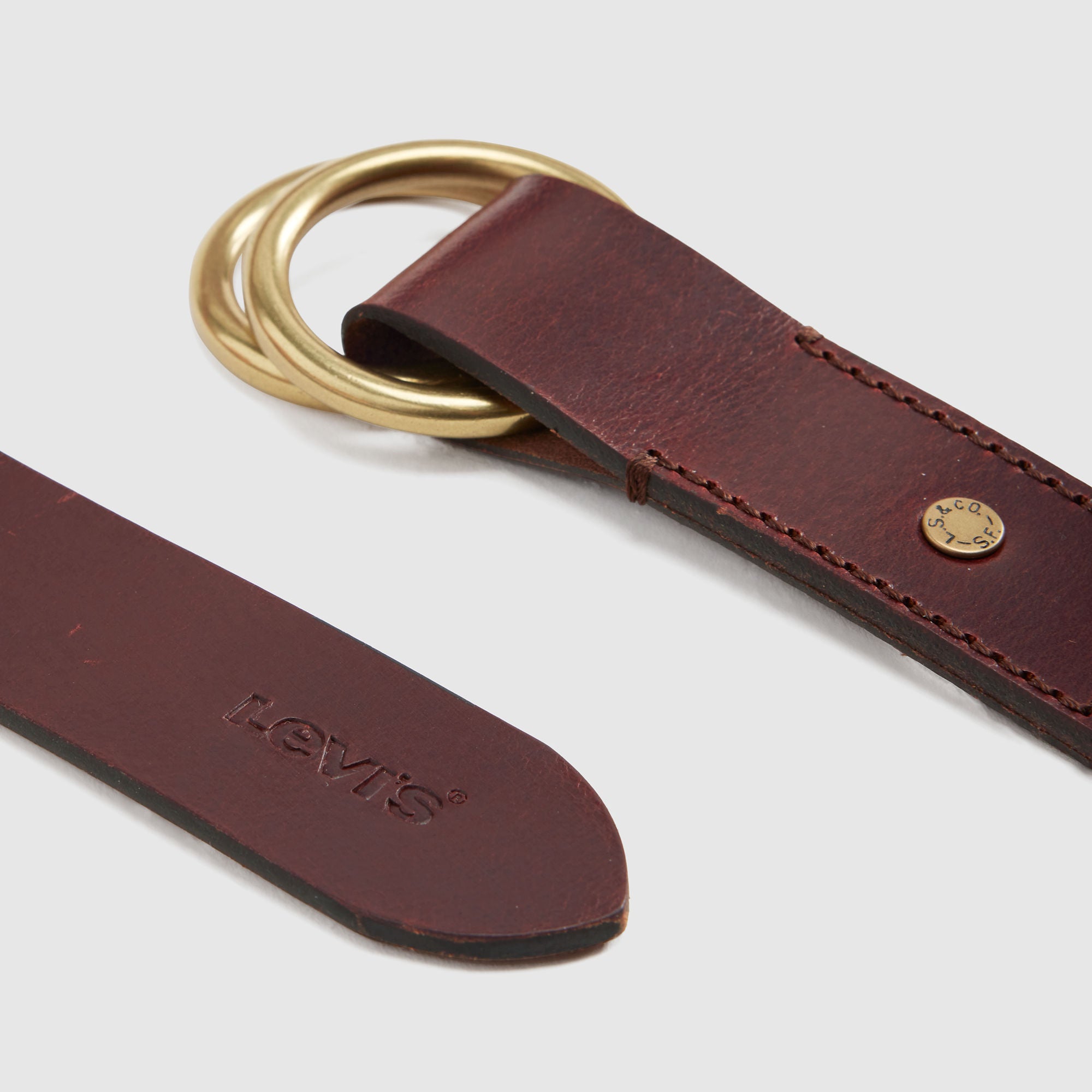 Levi's® Men's Camden Ring Belt - Brown | Levi's MY