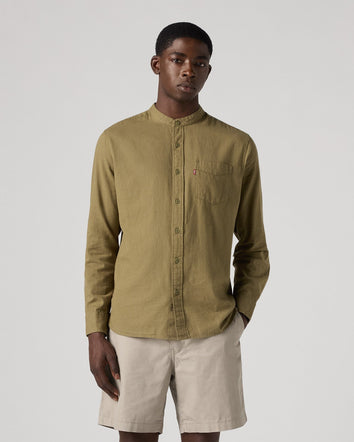 Levi's® Men's Banded Collar 1 Pocket Shirt 1