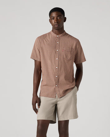 Levi's® Men's Short-Sleeve Banded Collar Shirt 1