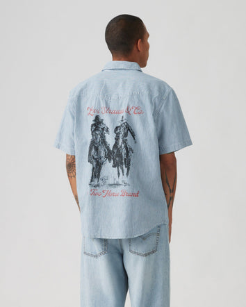 Levi's® Men's Short-Sleeve Relaxed Western Shirt 2