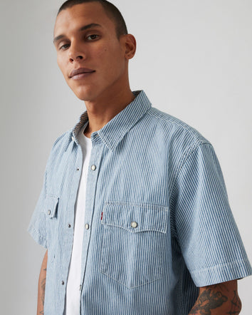 Levi's® Men's Short-Sleeve Relaxed Western Shirt 4