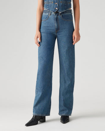 Levi's® Women's Ribcage Wide-Leg Braided Jeans 5