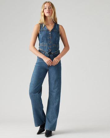 Levi's® Women's Ribcage Wide-Leg Braided Jeans 1