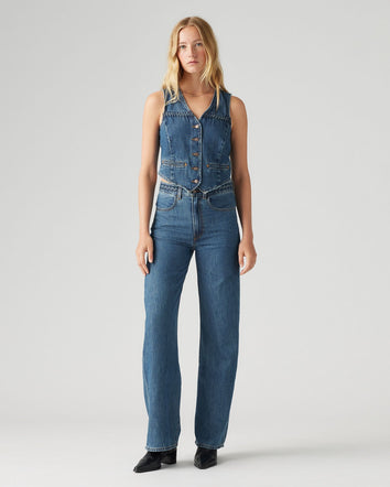 Levi's® Women's Ribcage Wide-Leg Braided Jeans 4