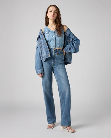 Levi's® Women's Ribcage Full-Length Western Jeans 1